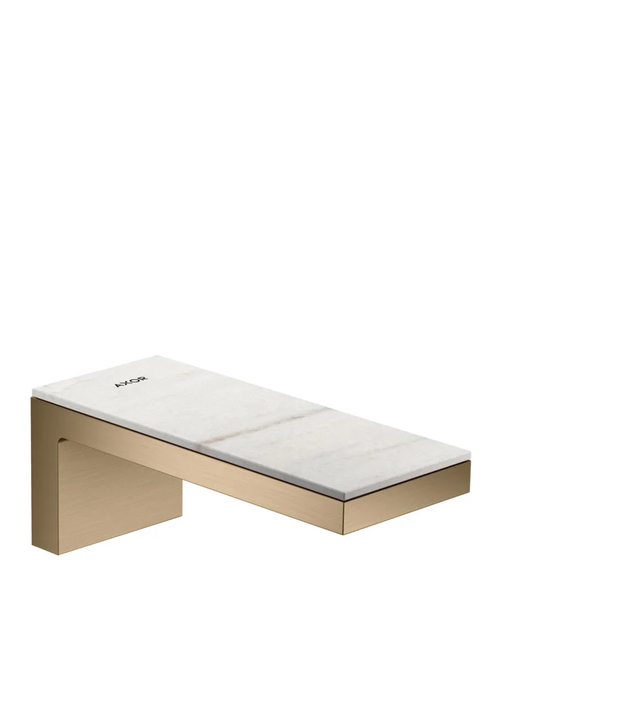 Hansgrohe AXOR MyEdition Platte 200 mm Marmor Lasa Covelano Vena Oro abnehmbar