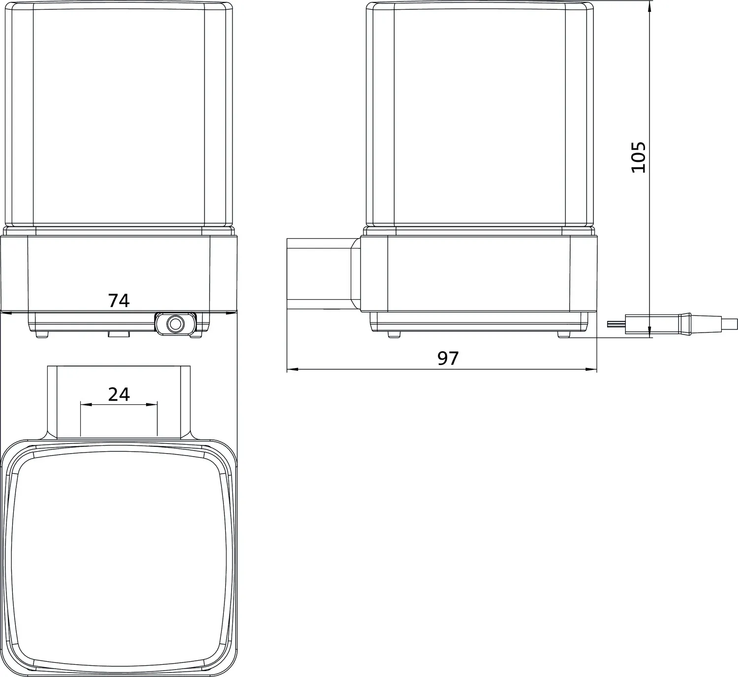 loft SensorseifenspenderGlas satiniert, bronze loft SensorseifenspenderGlas satiniert, bronze