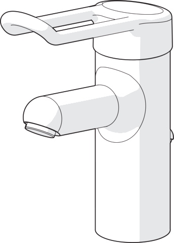 Einhand-Waschtischarmatur „Medipro“ Ausladung 120 mm in Chrom Einhand-Waschtischarmatur „Medipro“ Ausladung 120 mm in Chrom