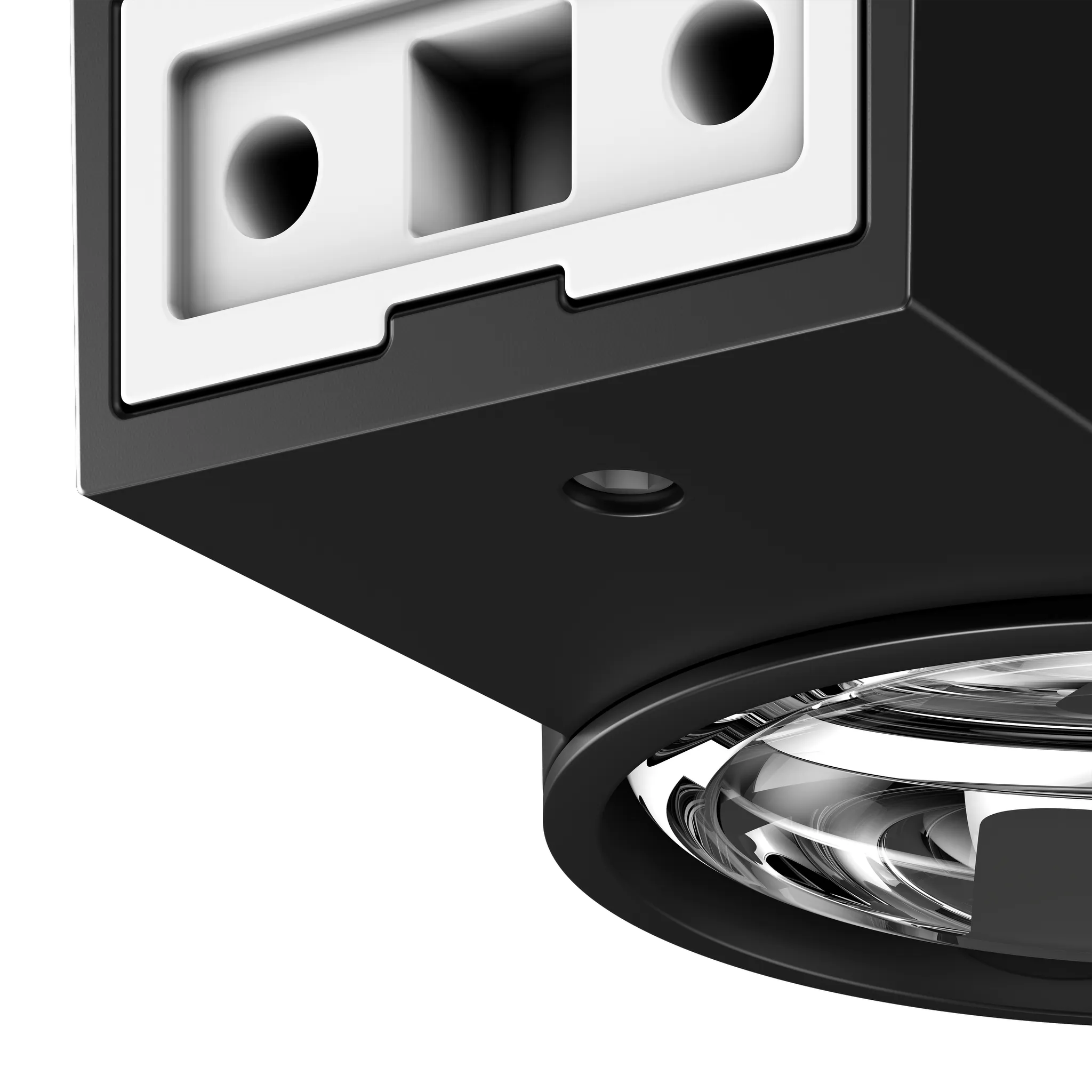 Plan 14950379000 Glashalter mit Echtkristall-Glas schwarz