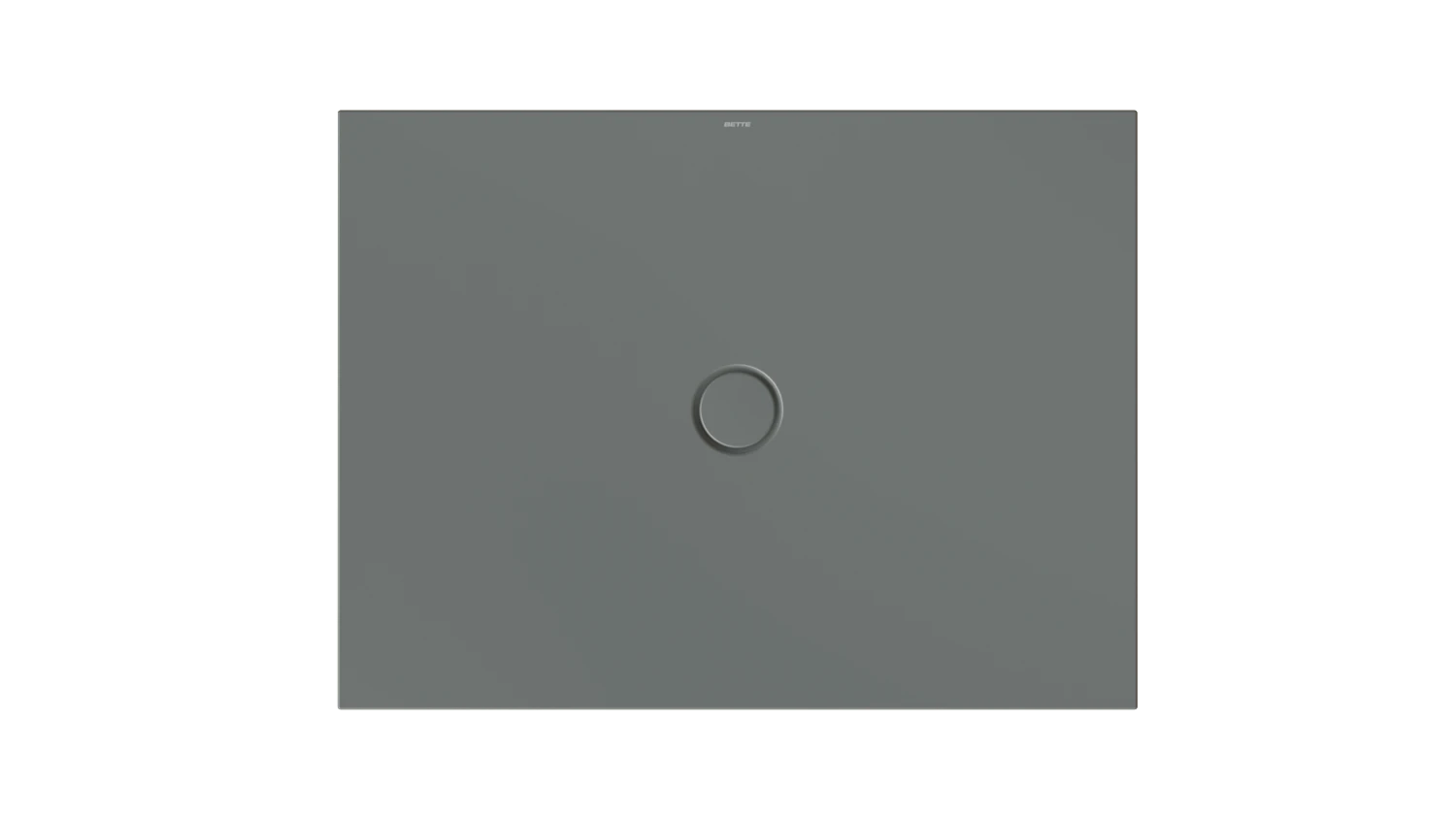 Bette rechteck Duschwanne „BetteFloor“ 1200 × 900 mm ohne Oberflächenbeschichtung, ohne Oberflächenveredelung, ohne Wannenträger, in Smoke