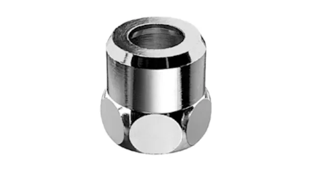 Spezial-Quetschverschraubung, Ø 8, DN 10 G 3/8 IG, chrom Spezial-Quetschverschraubung, Ø 8, DN 10 G 3/8 IG, chrom