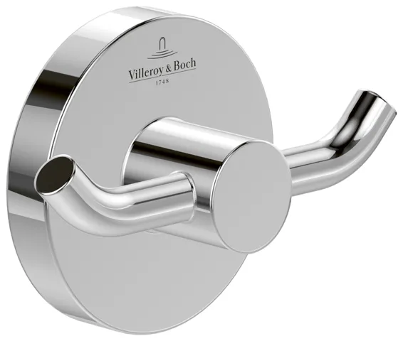 Villeroy & Boch Handtuchhaken „Elements-Tender“ in chrom, Befestigung verdeckt