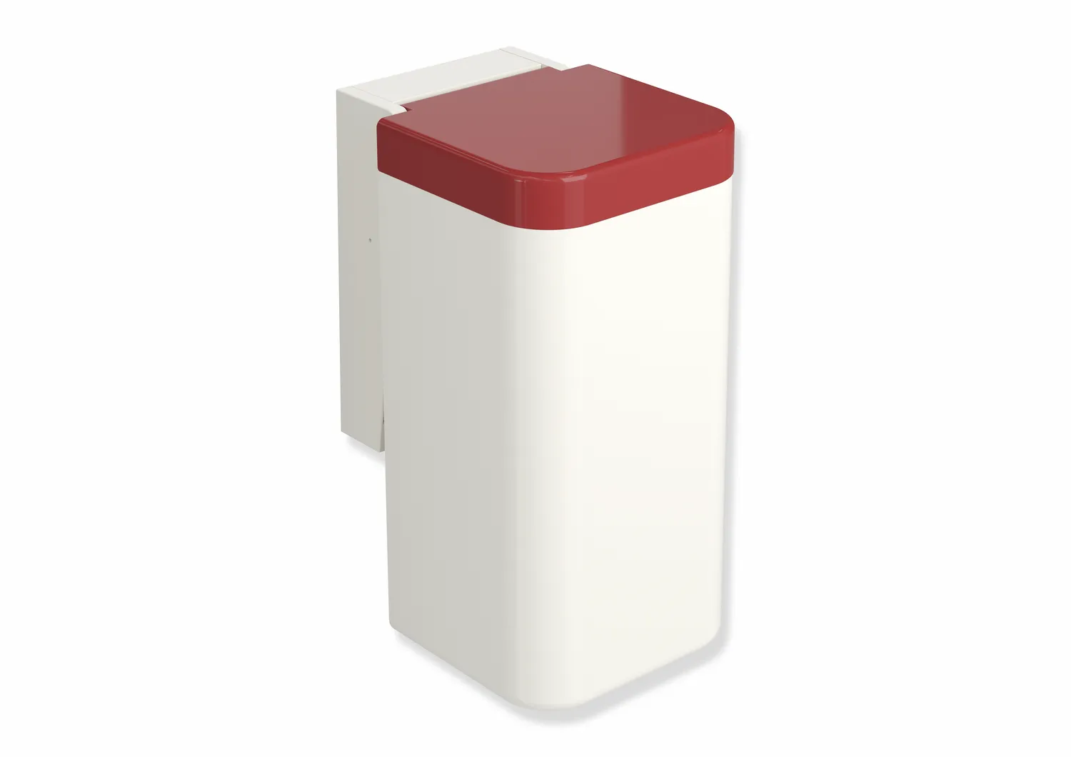 HEWI Hygieneabfallbehälter „Serie 477“ 16,1 × 31 cm in Rubinrot HEWI Hygieneabfallbehälter „Serie 477“ 16,1 × 31 cm in Rubinrot