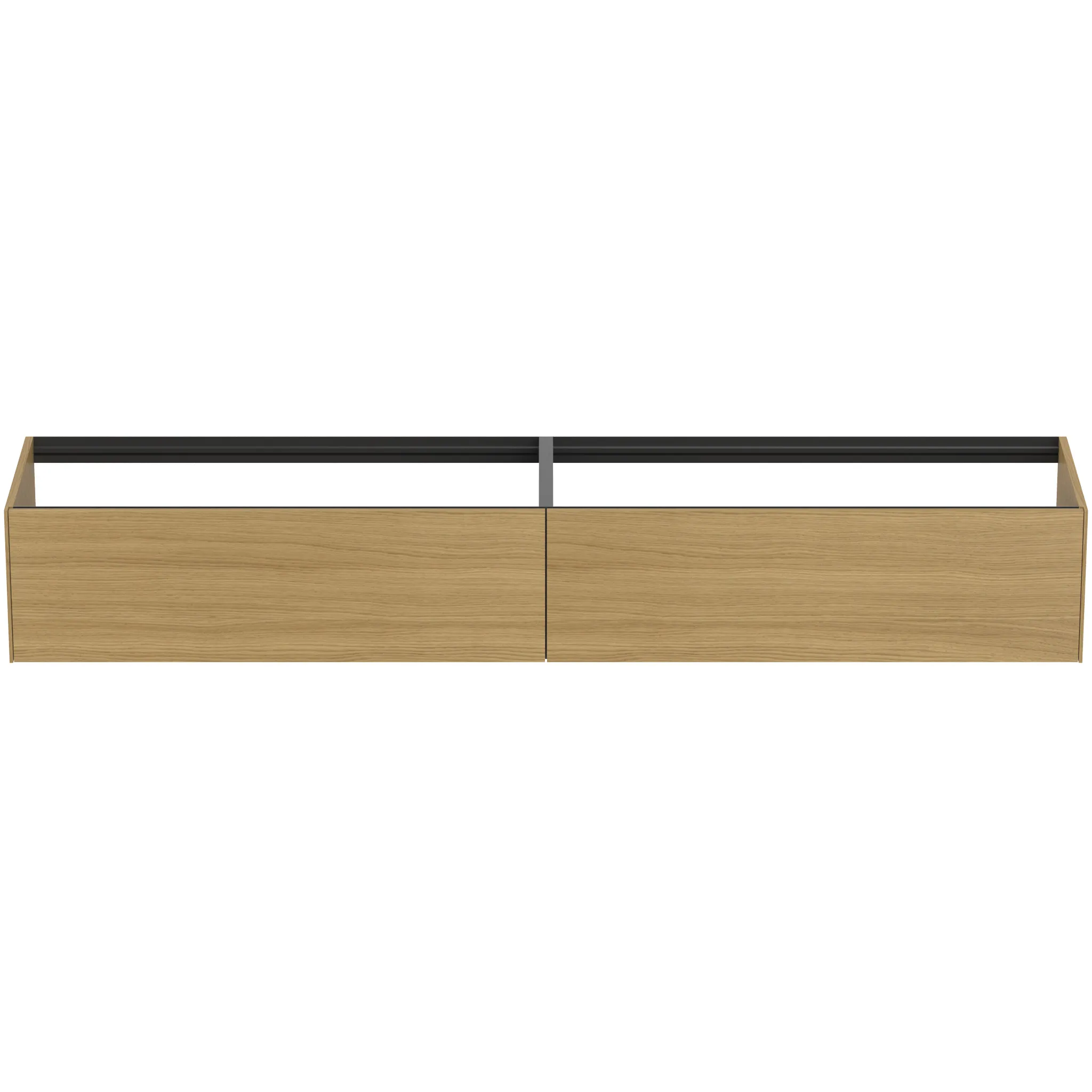 Ideal Standard Waschtischunterschrank „Conca“ 238,5 × 36 × 50,5 cm Eiche hell Furnier Ideal Standard Waschtischunterschrank „Conca“ 238,5 × 36 × 50,5 cm Eiche hell Furnier