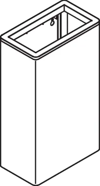 HEWI Papierabfallbehälter Serie 805, Edelstahl, 25 Liter anthrazitgrau HEWI Papierabfallbehälter Serie 805, Edelstahl, 25 Liter anthrazitgrau
