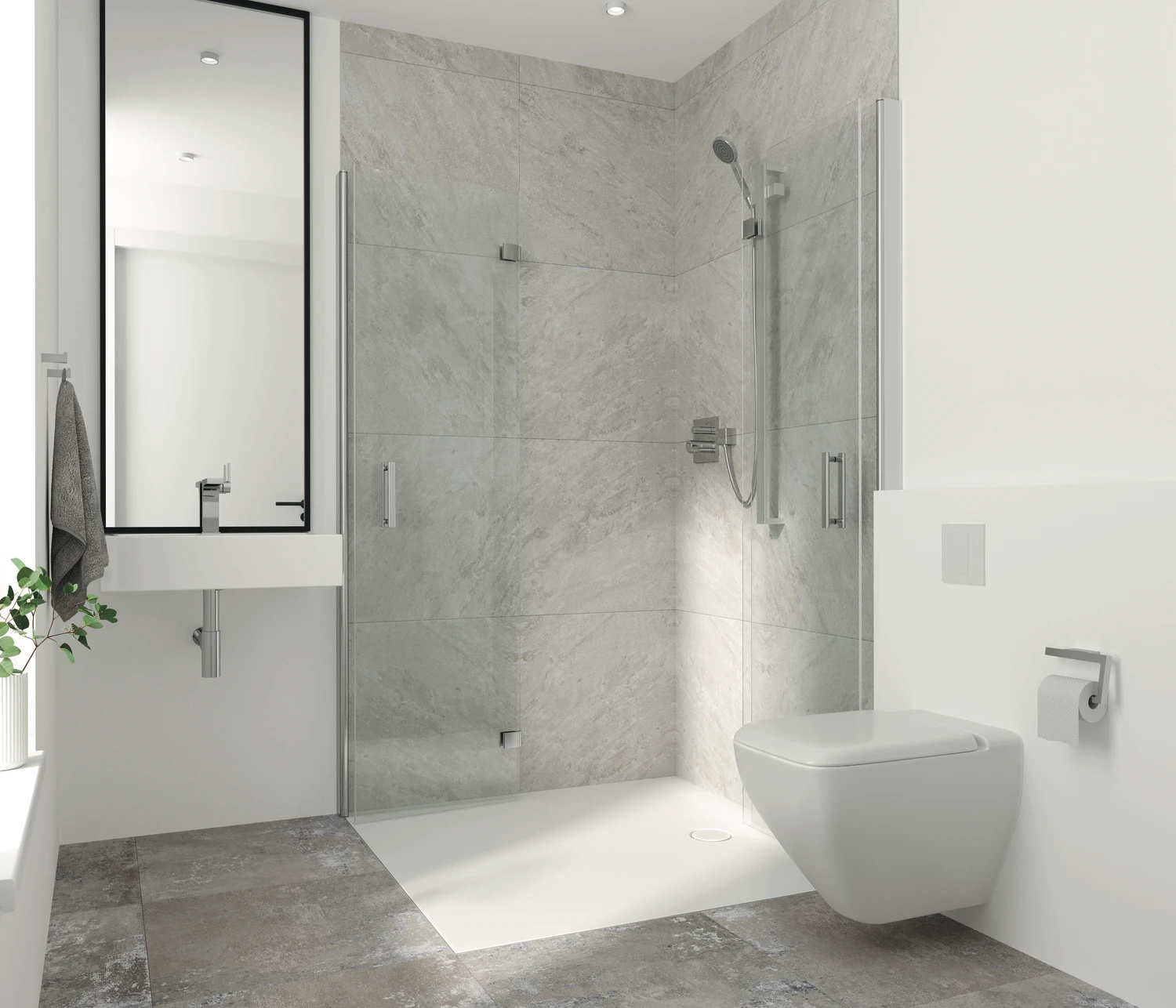 Bette quadrat Duschwanne „BetteFlat“ 120 × 120 cm in Jasmin Bette quadrat Duschwanne „BetteFlat“ 120 × 120 cm in Jasmin