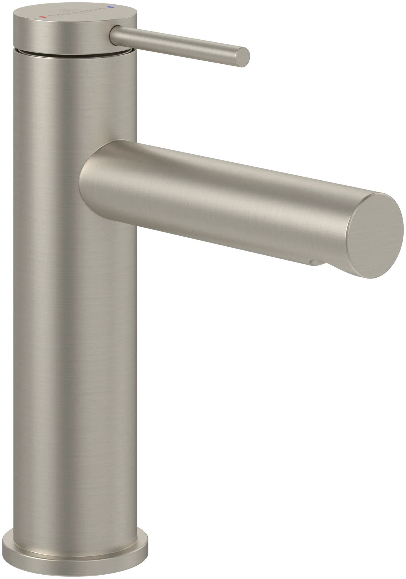 Villeroy & Boch Einhebel-Waschtischarmatur Loop & Friends, Brushed Nickel Matt, 38x145x166 mm, Höhe 166 mm, Wanneneinbaumaß 38x145 mm Villeroy & Boch Einhebel-Waschtischarmatur Loop & Friends, Brushed Nickel Matt, 38x145x166 mm, Höhe 166 mm, Wanneneinbaumaß 38x145 mm