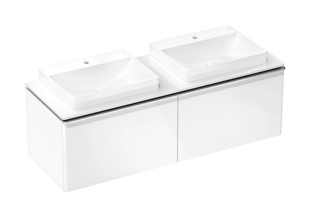 Hansgrohe Xelu Q Aufsatzwaschtisch, weiß, 600x480 mm, geschliffen, SmartClean, glänzend, ohne Überlauf Hansgrohe Xelu Q Aufsatzwaschtisch, weiß, 600x480 mm, geschliffen, SmartClean, glänzend, ohne Überlauf