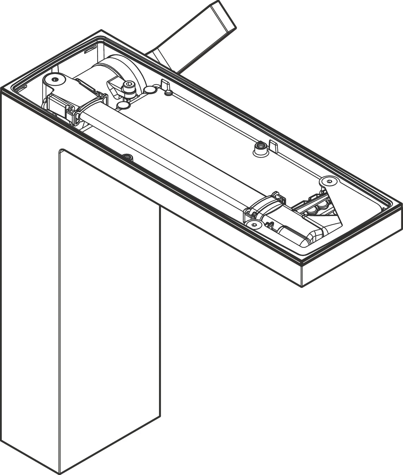 Hansgrohe AXOR MyEdition Einhebel-Waschtischmischer 47022XXX, Chrom, Ausladung 196 mm, Auslaufhöhe 225 mm