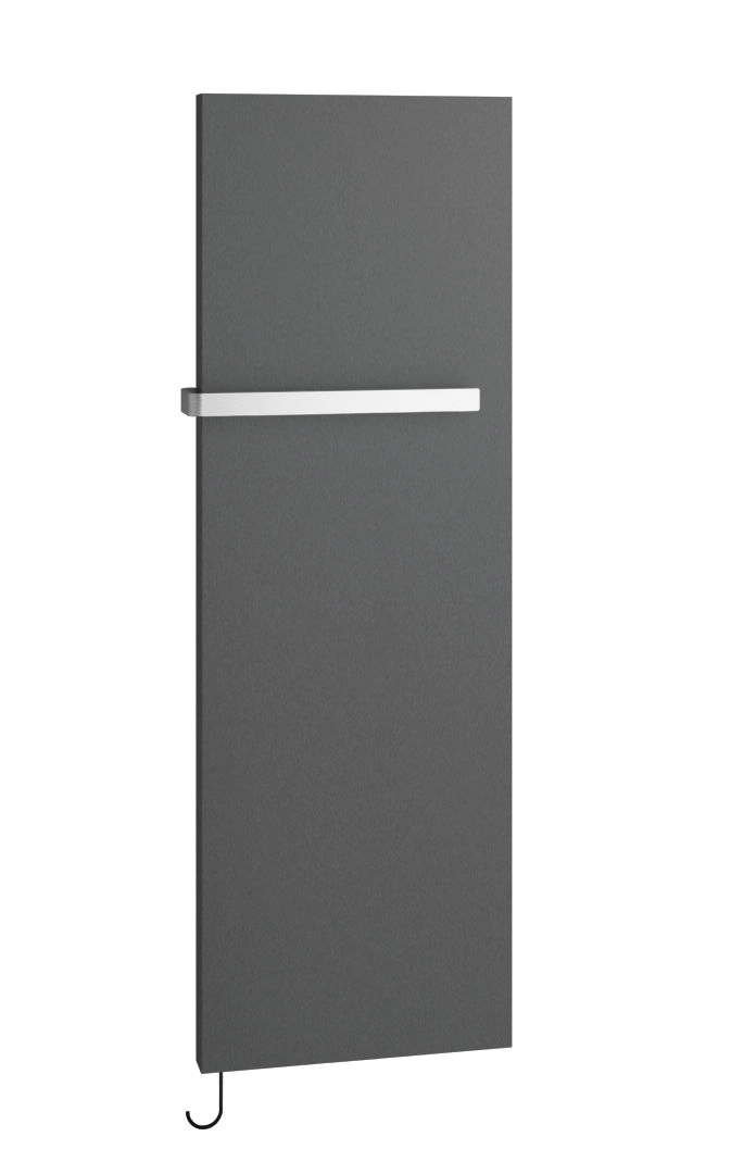 Kermi Design-Elektroheizkörper „Rubeo®-E“ 47 × 172,5 cm in glanzsilber Metallic