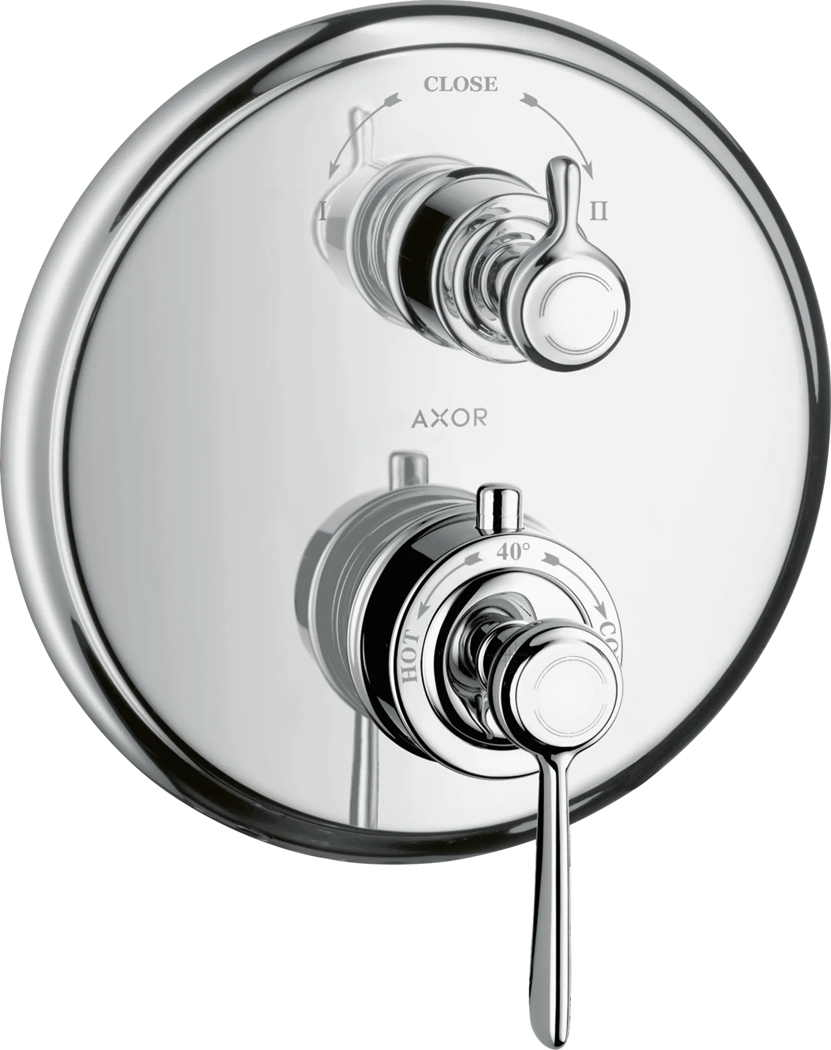 Thermostat UP Axor Montreux F-Set Hebelgriff chr.mit Absperr-u.Umstellv.