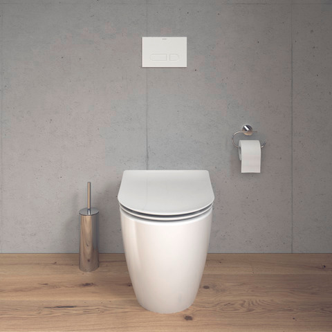 WC-Sitz Soleil by Starck,abnehmbar, Scharniere Edelstahl,m.Absenkautomatik