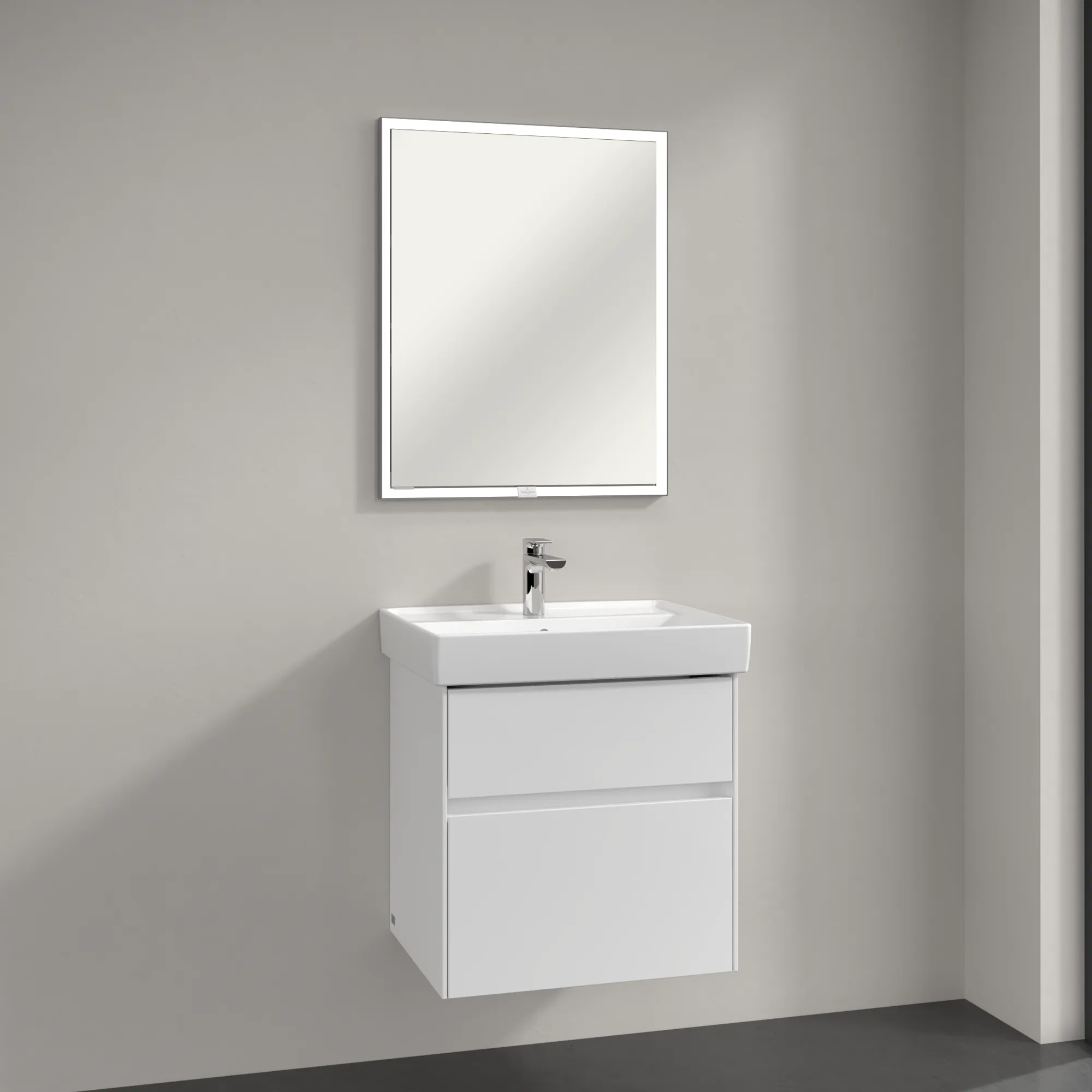 Villeroy & Boch Einbau-Spiegelschrank „My View Now“ 600 × 750 × 168 mm in White Matt, Anschlag rechts, rechts Villeroy & Boch Einbau-Spiegelschrank „My View Now“ 600 × 750 × 168 mm in White Matt, Anschlag rechts, rechts