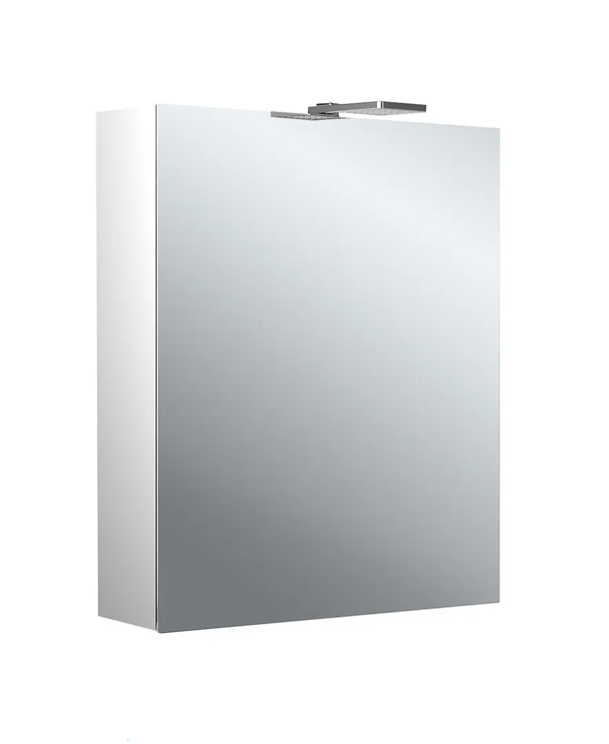Lichtspiegelschrank pure II LED-Leuchte, Aufputz, mit Waschtischbeleuchtung, 1 Tür, 600mm Lichtspiegelschrank pure II LED-Leuchte, Aufputz, mit Waschtischbeleuchtung, 1 Tür, 600mm