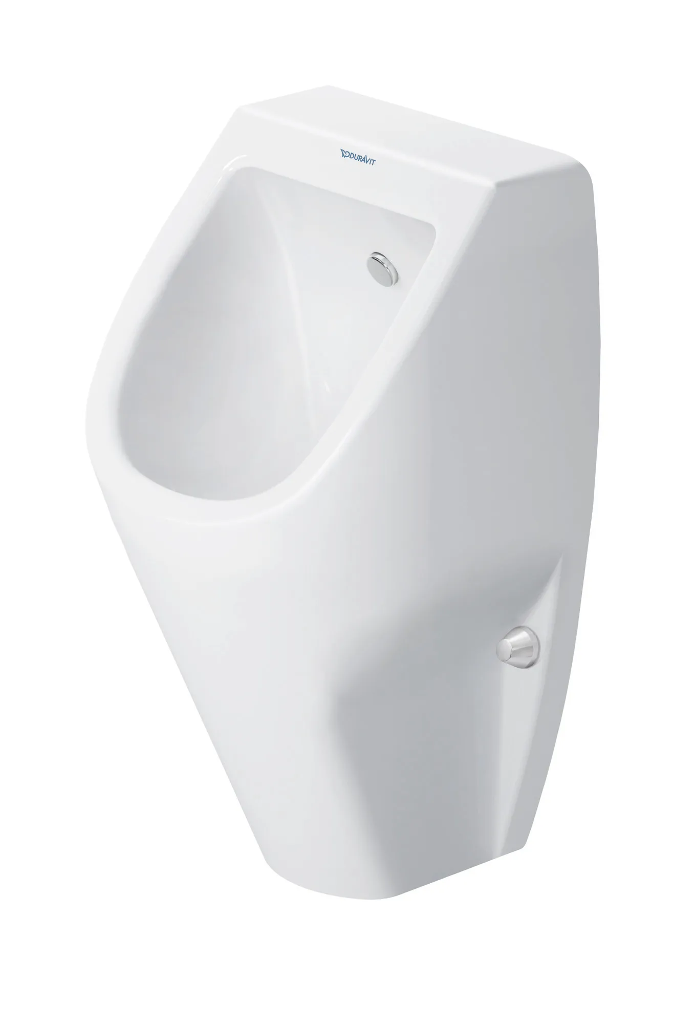 Urinal D-Code, Zulauf von hinten rimless, ohne Fliege, weiß