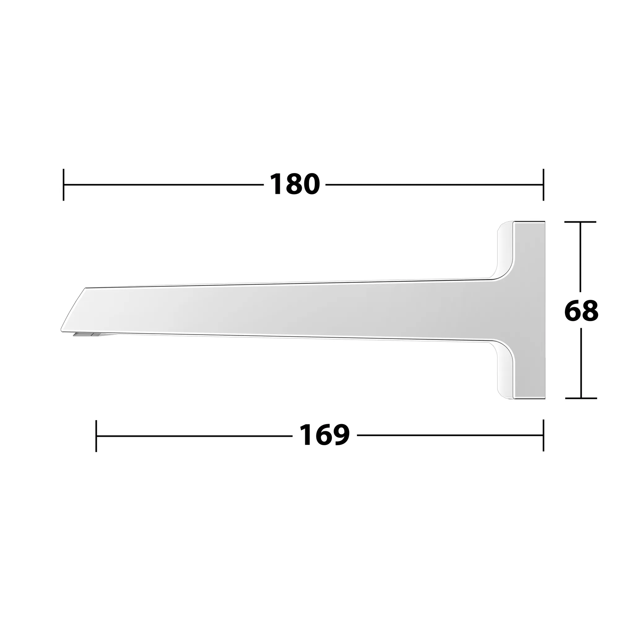 KEUCO Schwallbrause mit Wandanschluß verchromt KEUCO Schwallbrause mit Wandanschluß verchromt