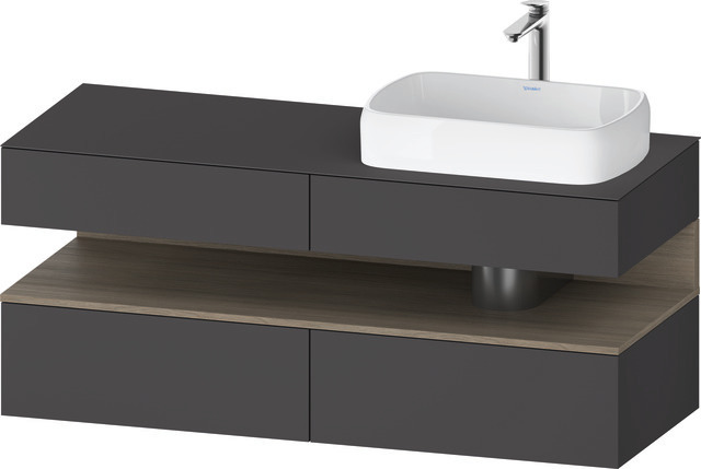 Duravit Waschtischunterschrank wandhängend „Qatego“ 140 × 60 × 55 cm