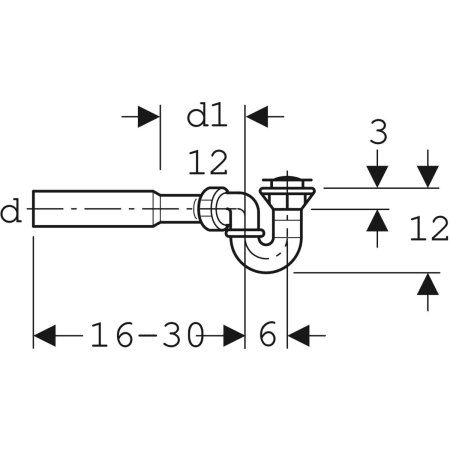 Geberit Duschwannenablauf Modell 150058001