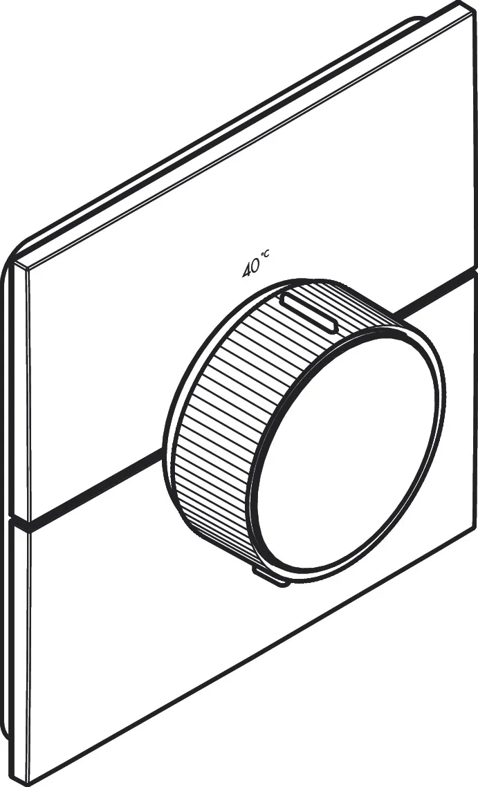 AXOR ShowerSelect ID Thermostat HighFlow Unterputz eckig Chrom AXOR ShowerSelect ID Thermostat HighFlow Unterputz eckig Chrom