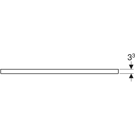 iCon Griff: hochglanz-verchromt, B=88.5cm