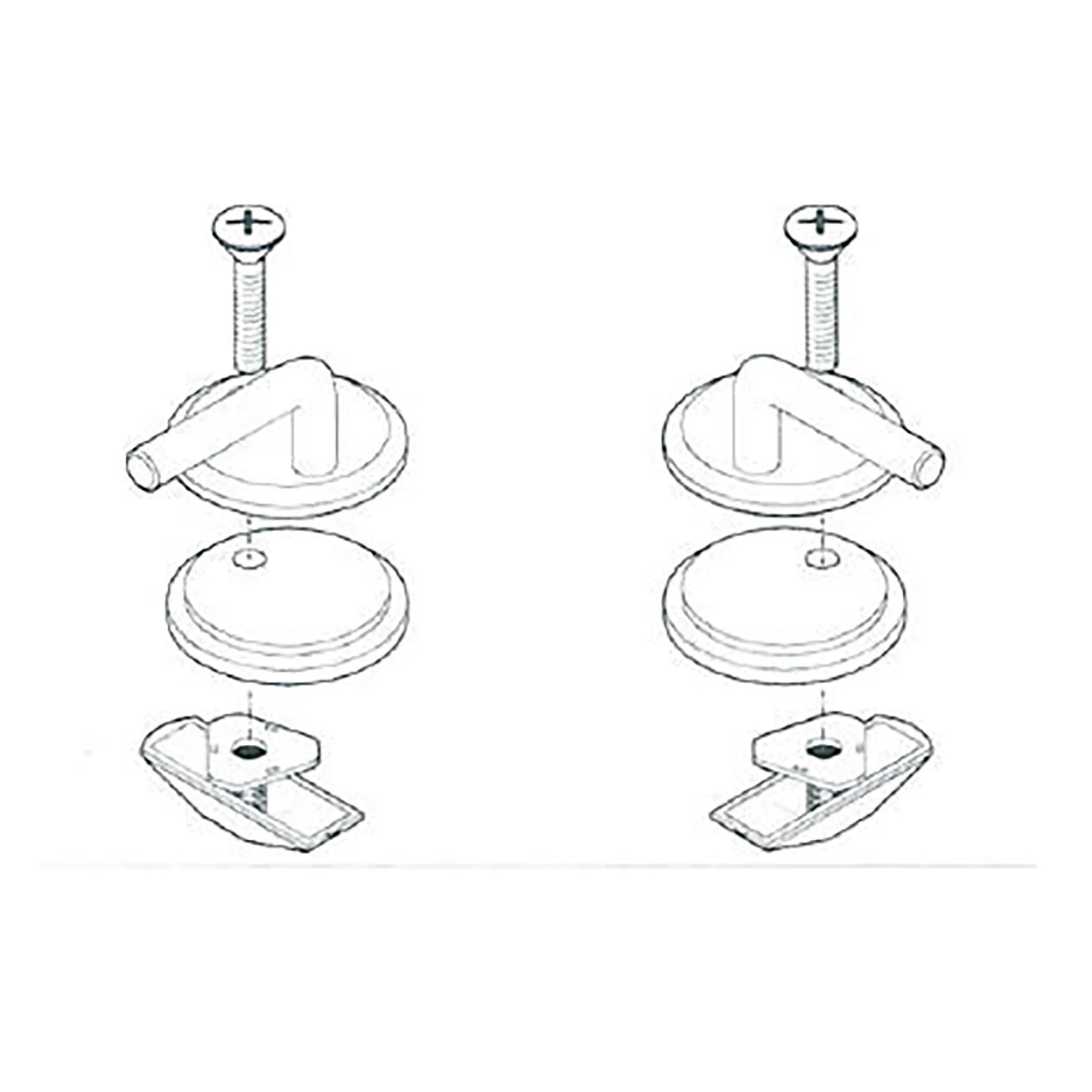 Laufen Scharnier für WC-Sitze PRO UNIVERSAL Laufen Scharnier für WC-Sitze PRO UNIVERSAL