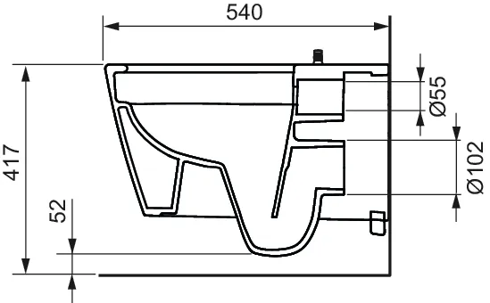 TECE WC „neo“, Befestigung verdeckt, ohne Spülrand TECE WC „neo“, Befestigung verdeckt, ohne Spülrand