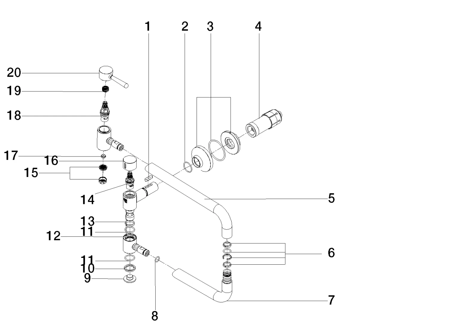 Dornbracht VAIA POT FILLER Kaltwasserventil Chrom - Ausladung 500 mm, schwenkbarer Auslauf, Laminarstrahl, nur Kaltwasser, max. 5,7 l/min, Min. Einbautiefe 125 mm, Max. Einbautiefe 80 mm, bleifrei Dornbracht VAIA POT FILLER Kaltwasserventil Chrom - Ausladung 500 mm, schwenkbarer Auslauf, Laminarstrahl, nur Kaltwasser, max. 5,7 l/min, Min. Einbautiefe 125 mm, Max. Einbautiefe 80 mm, bleifrei
