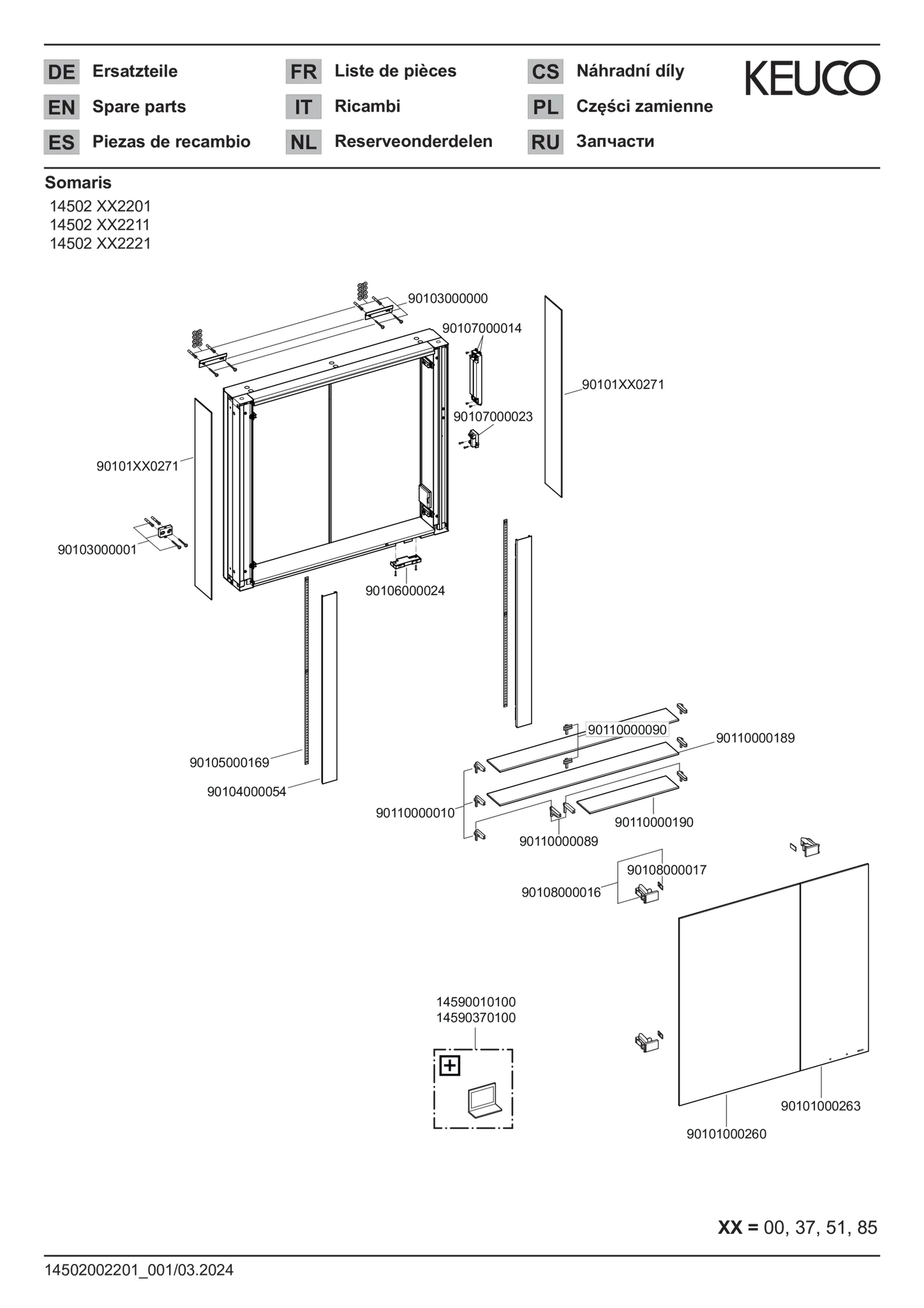 KEUCO Wandvorbau Spiegelschrank „Somaris“ Verspiegelt, Aufputz, mit Spiegelheizung 800 × 710 × 127 mm KEUCO Wandvorbau Spiegelschrank „Somaris“ Verspiegelt, Aufputz, mit Spiegelheizung 800 × 710 × 127 mm