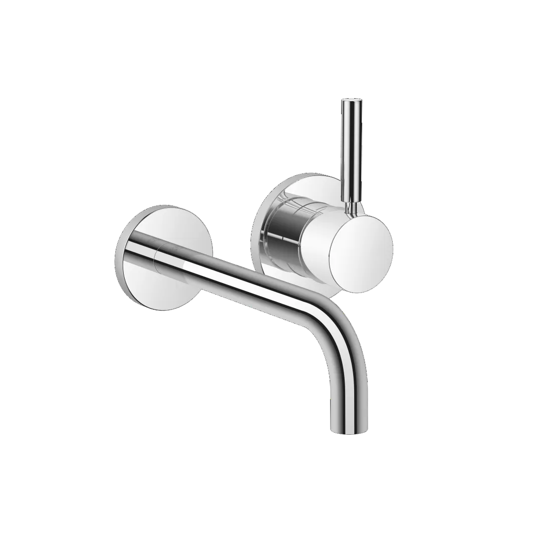 Dornbracht META Waschtisch-Wand-Einhandbatterie mit Einzelrosetten Chrom Dornbracht META Waschtisch-Wand-Einhandbatterie mit Einzelrosetten Chrom