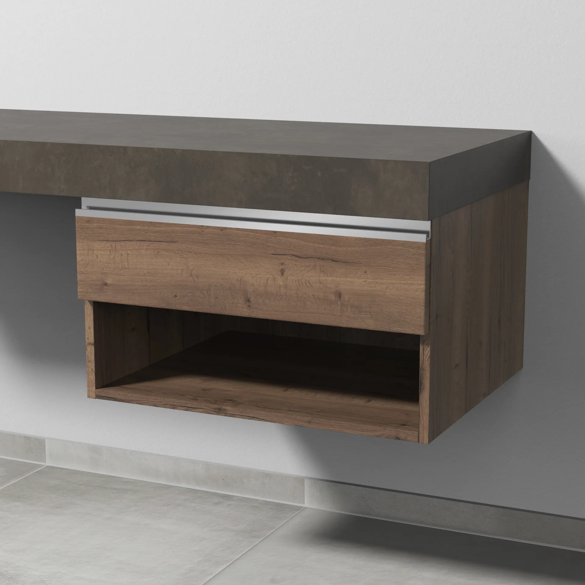 Sanipa Anbauschrank „2morrow“ 600 × 340 × 520 mm in Eiche Tabak Sanipa Anbauschrank „2morrow“ 600 × 340 × 520 mm in Eiche Tabak