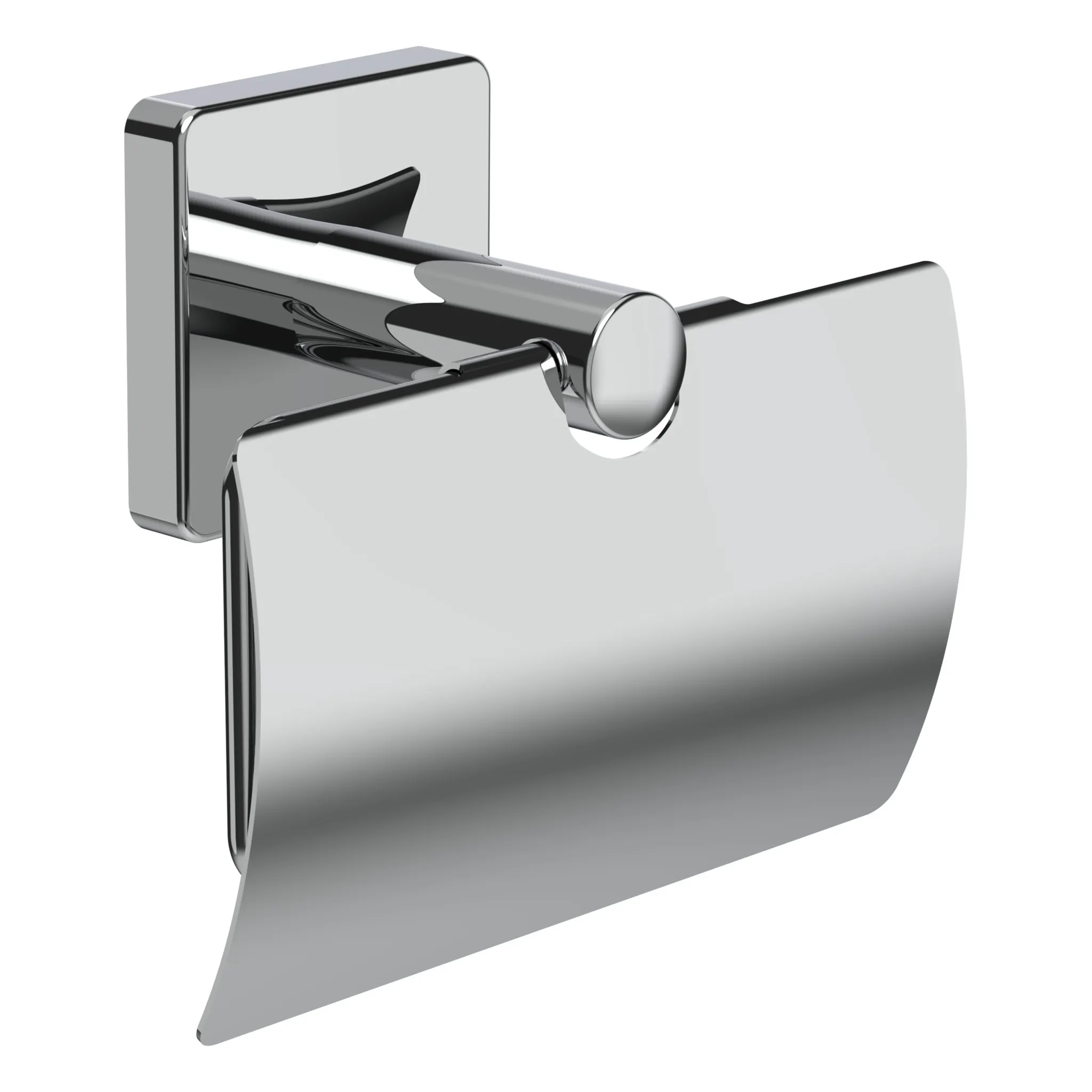 Niara S Toilettenpapierhalter 38407.2 mit Abdeckung, chrom