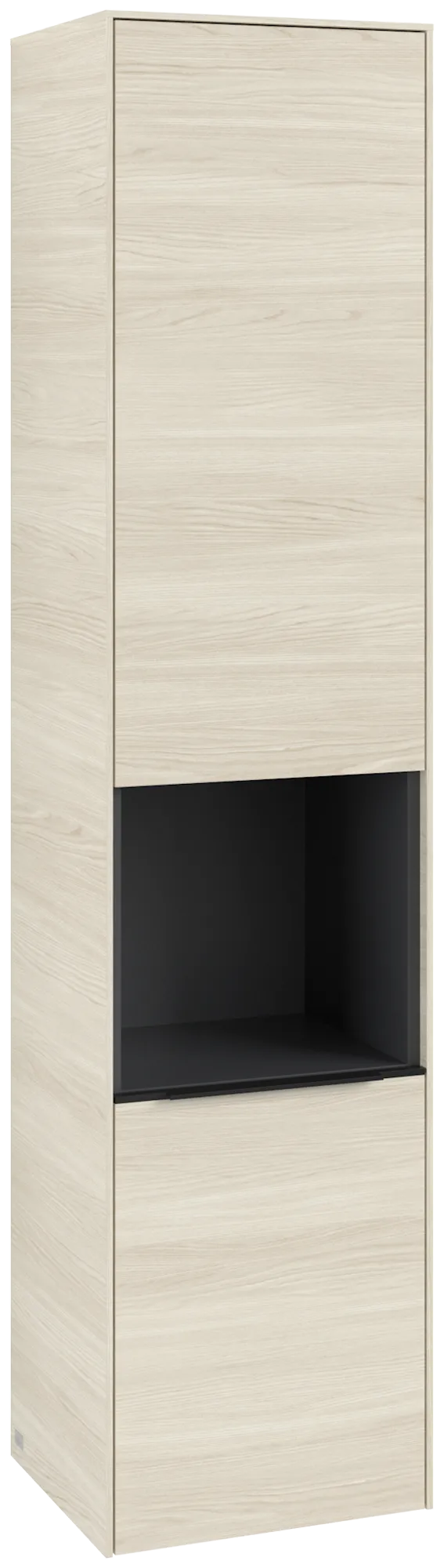 Villeroy & Boch Hochschrank mit offenem Fach „Subway 3.0“ 40 × 171 × 36,2 × 36,2 cm 2 Türen, 1 × offenes Fach, 2 × fixer Fachboden, Anschlag: links, 3 × Glasfachboden, 2 Türen, Anschlag links