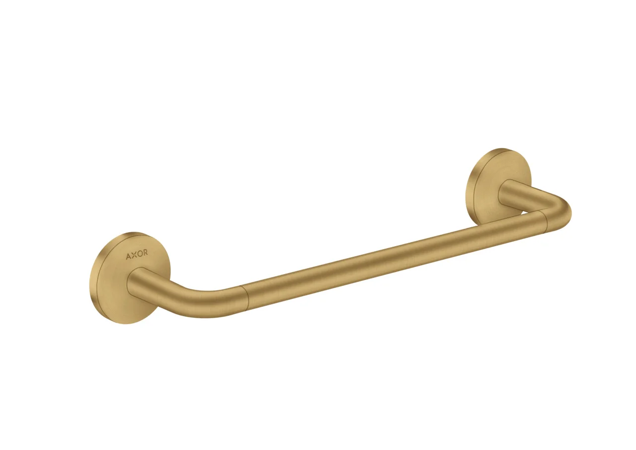 Hansgrohe AXOR Universal Circular Haltestange Brushed Gold Optic, 355 mm Länge, Wandmontage mit verdeckter Befestigung Hansgrohe AXOR Universal Circular Haltestange Brushed Gold Optic, 355 mm Länge, Wandmontage mit verdeckter Befestigung