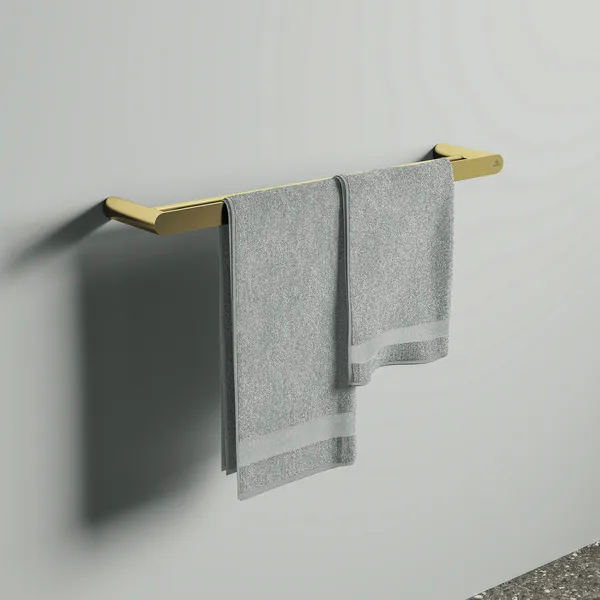 Ideal Standard Conca doppelte Handtuchhalter rund 600mm Brushed Gold Ideal Standard Conca doppelte Handtuchhalter rund 600mm Brushed Gold