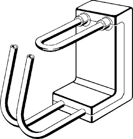 Viega „Raxofix“ Heizkörperanschlussblock 250 mm