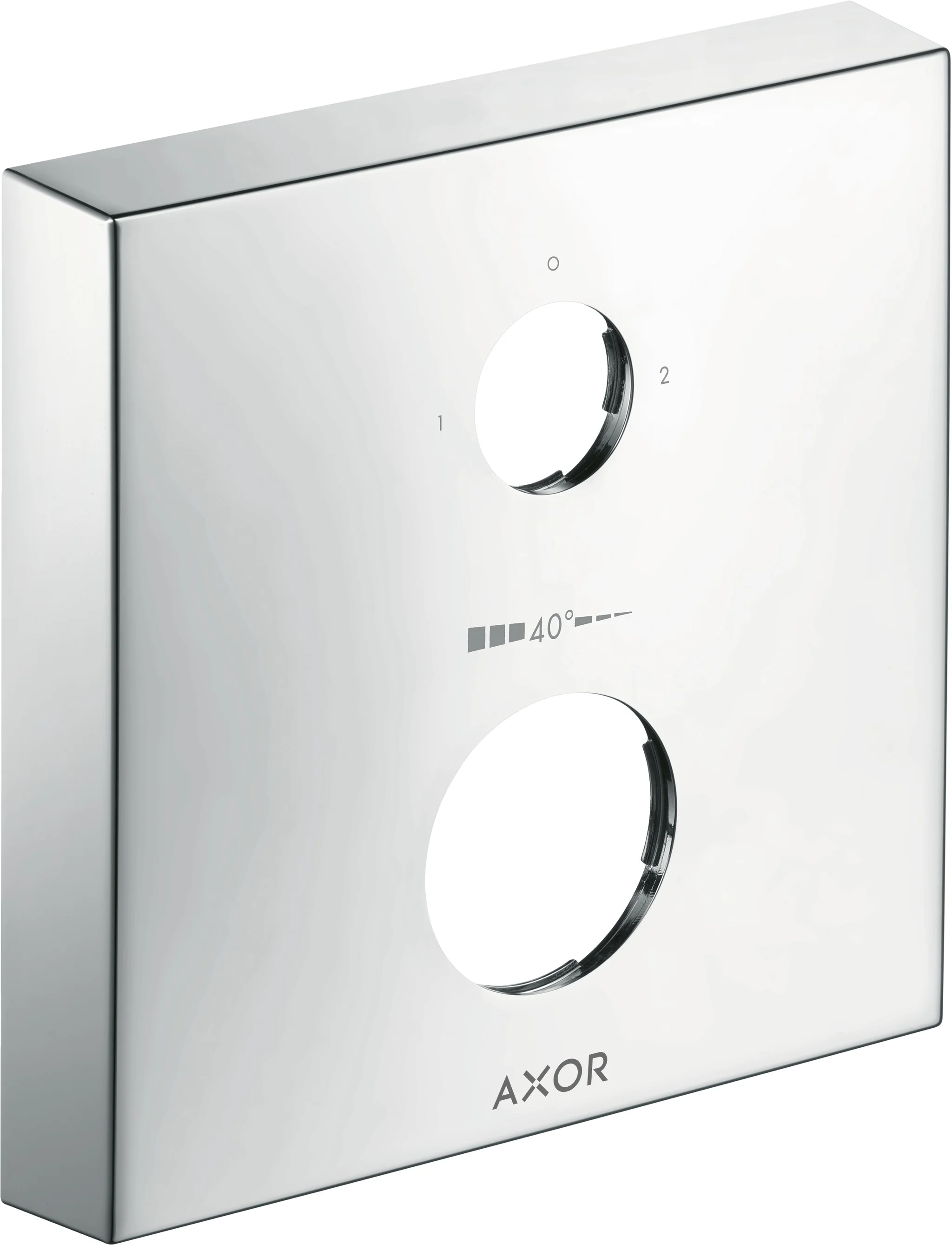 Hansgrohe AXOR Verlängerungsrosette eckig, Chrom, 170 mm Durchmesser, 33 mm Verlängerung, Metall