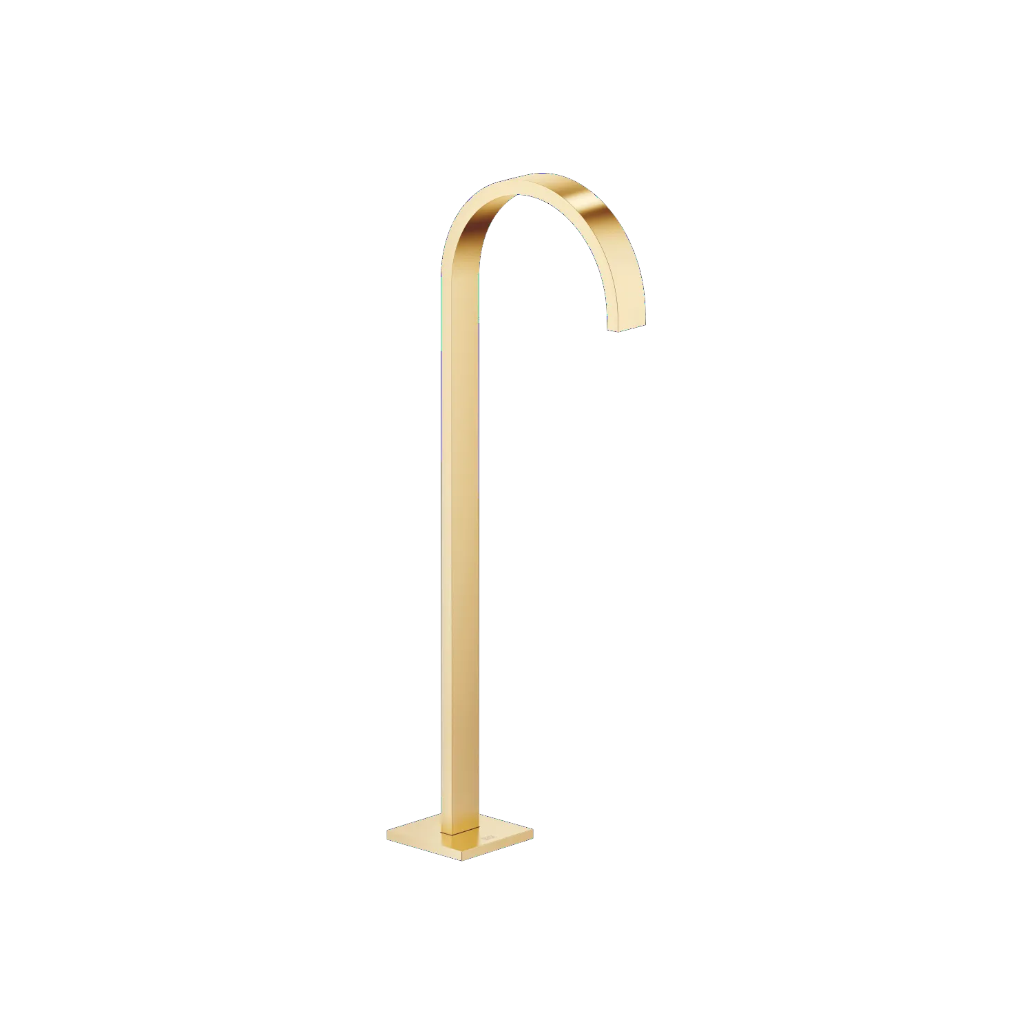 Dornbracht MEM Wannenauslauf ohne Umstellung für freistehende Montage - Messing gebürstet (23kt Gold)