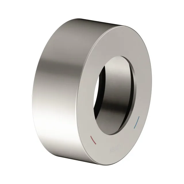 IXMO 59551050381 Verlängerungs-Rosette für Einhebelmischer, rund Höhe 25 mm Nickel gebürstet