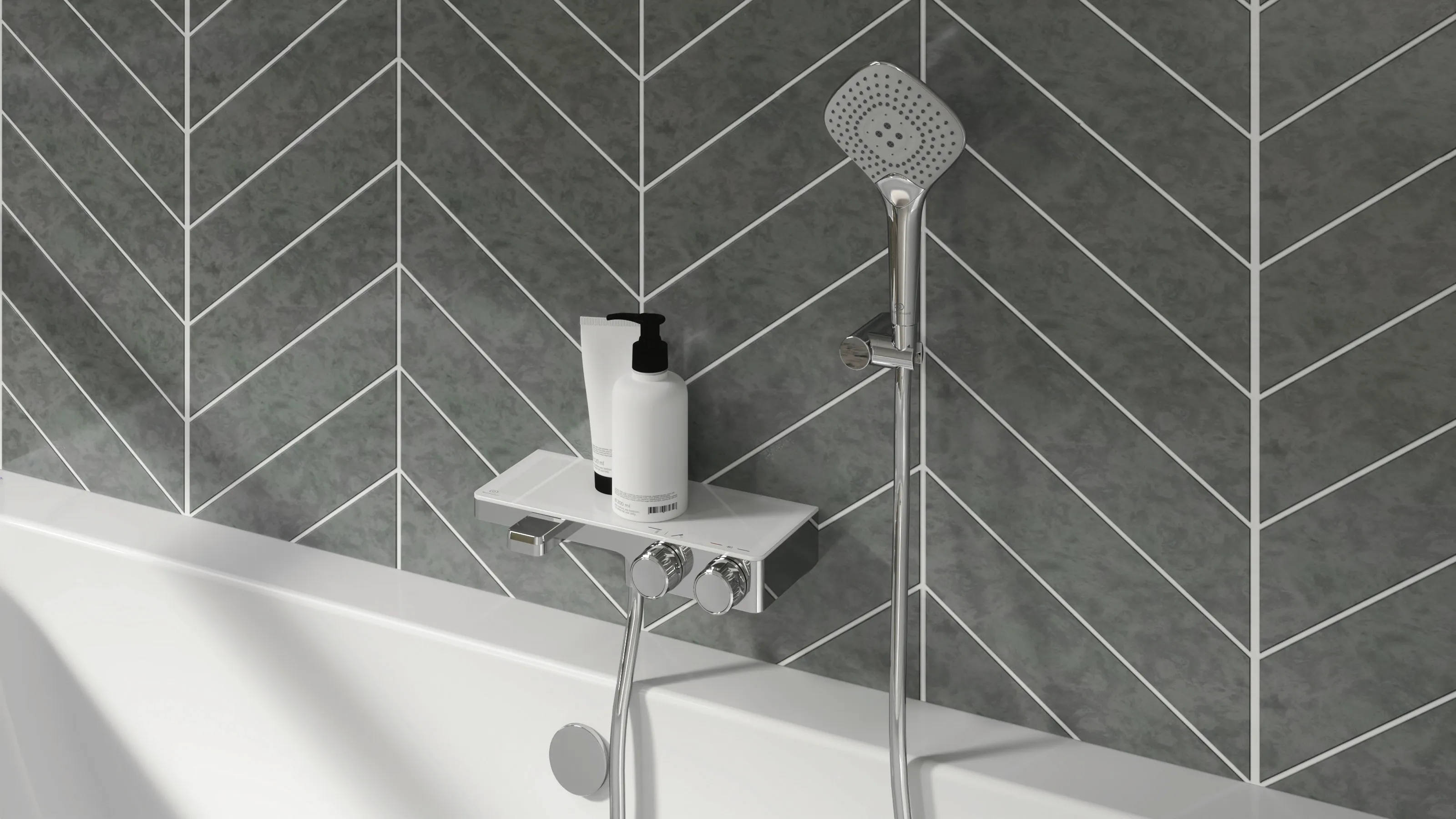 Badethermostat AP Ceratherm S200 mit Ablage Chrom Badethermostat AP Ceratherm S200 mit Ablage Chrom