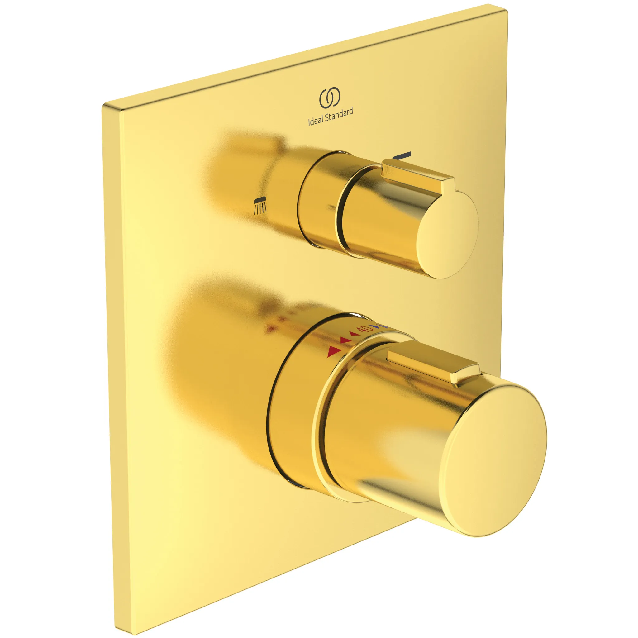 Unterputz-Attrappenbefestigung Ceratherm Navigo zusätzlich Bausatz 2 erforderlich Brushed Gold Unterputz-Attrappenbefestigung Ceratherm Navigo zusätzlich Bausatz 2 erforderlich Brushed Gold