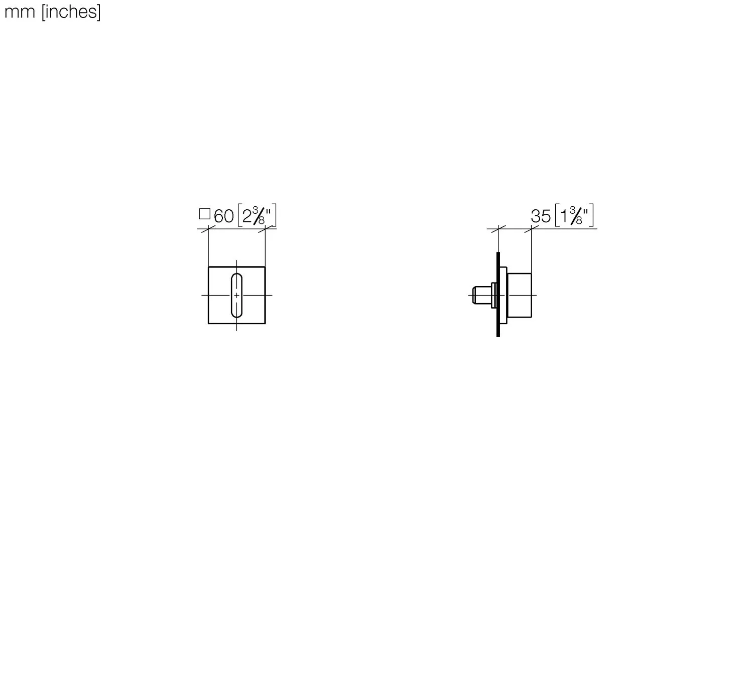 Dornbracht CL.1 Unterputzventil, rechtsschließend ½" Chrom Dornbracht CL.1 Unterputzventil, rechtsschließend ½" Chrom