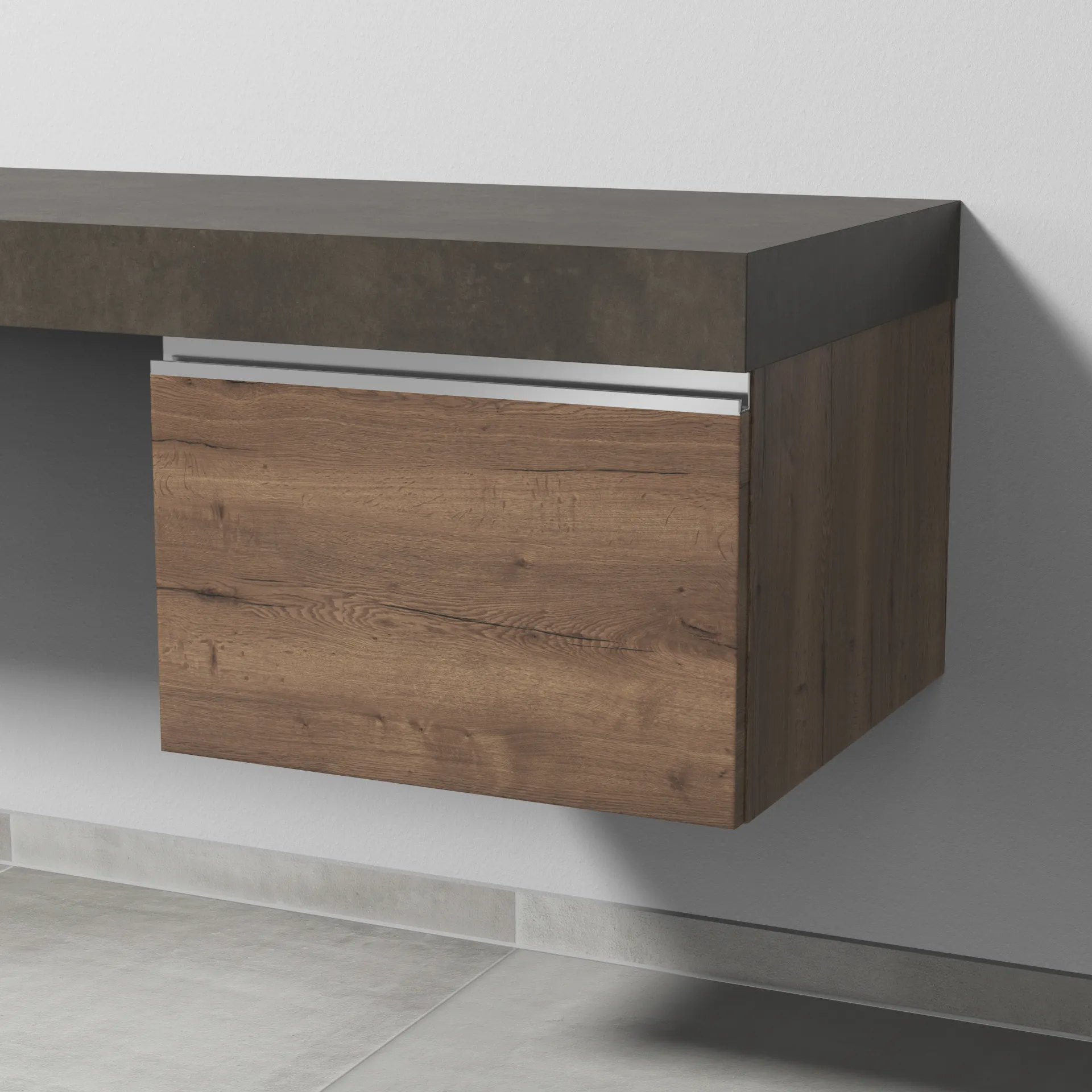 Sanipa Anbauschrank „2morrow“ 500 × 340 × 520 mm in Eiche Tabak Sanipa Anbauschrank „2morrow“ 500 × 340 × 520 mm in Eiche Tabak