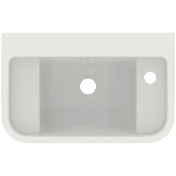 Waschbecken „Calla“ 50 × 32 × 18 cm, Hahnlochposition rechts Waschbecken „Calla“ 50 × 32 × 18 cm, Hahnlochposition rechts