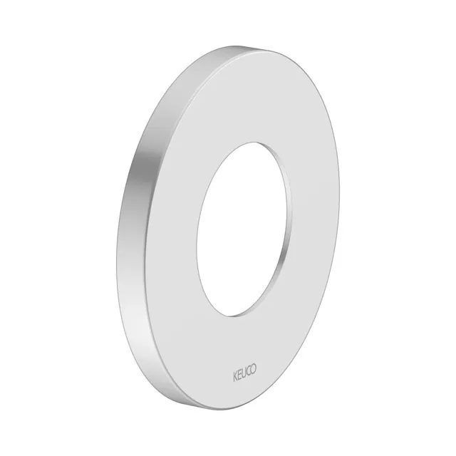 IXMO 59556170091 Wandrosette für Ab- u.Umstellventil, rund 105 mm Ø Aluminium-finish