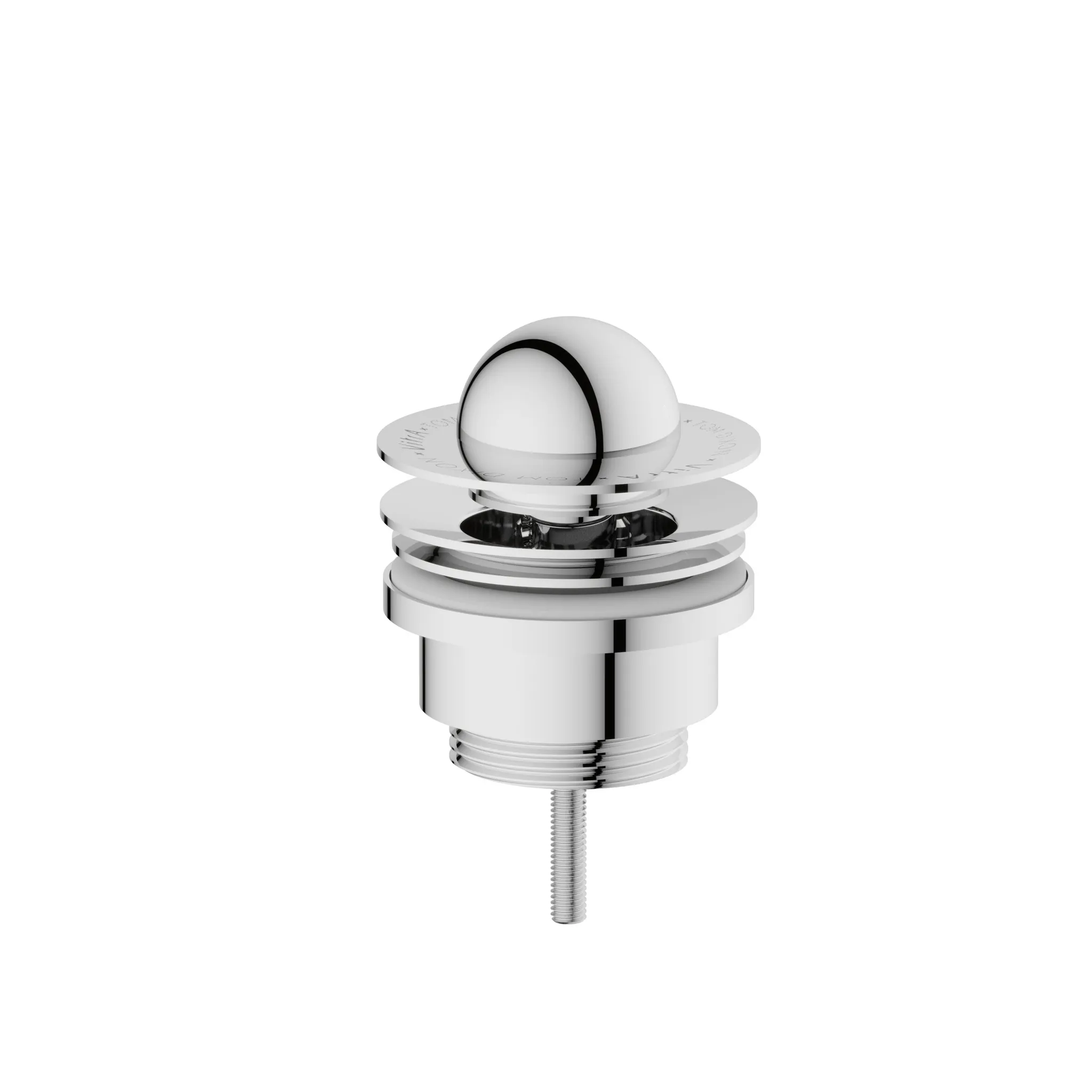 Zubehör Schaftventil für Liquid Waschtische ohne Überlauf Halbkugel d: 62 mm G 1 1/4″ Chrom