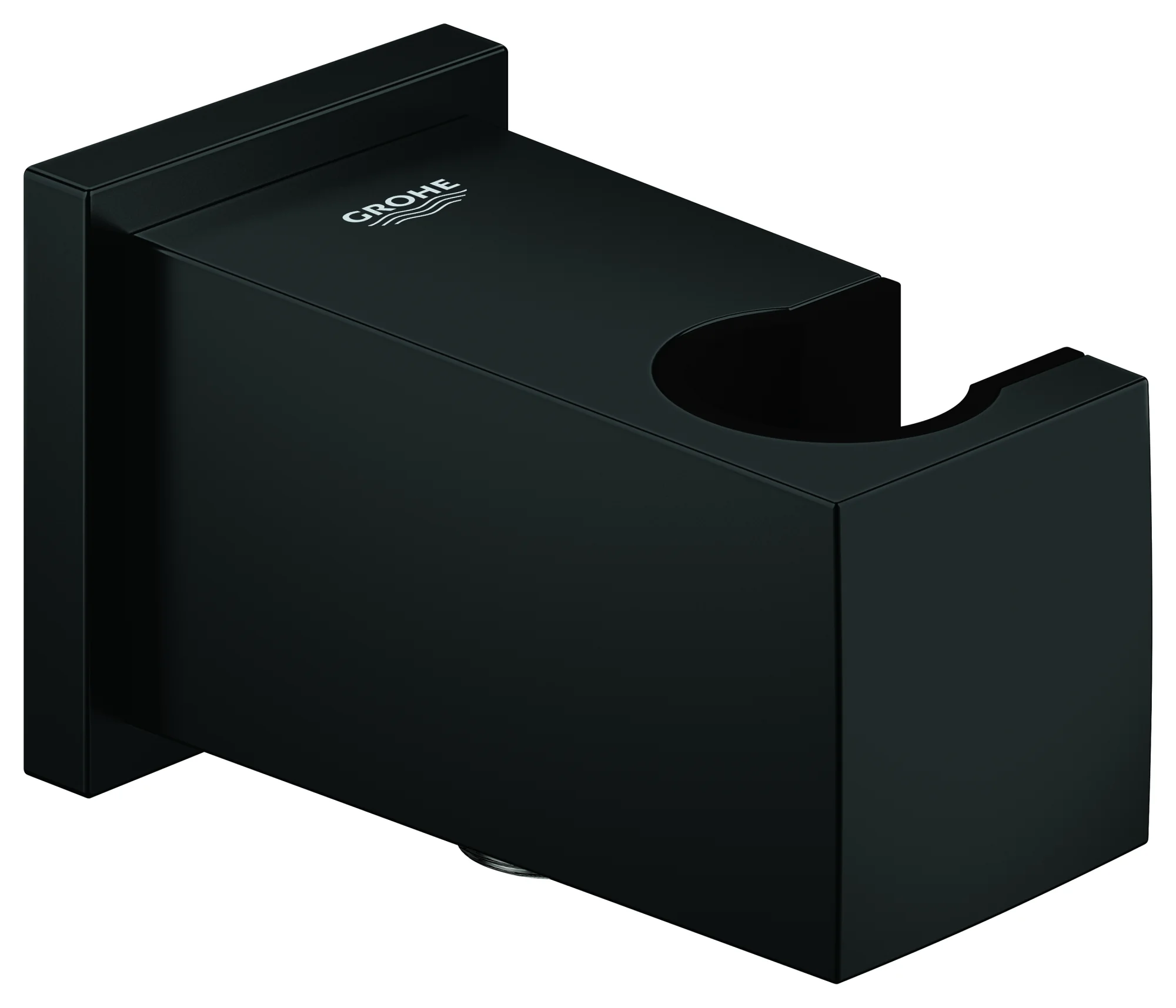 Dusche-Anschlussstück „Euphoria Cube“ in matte black