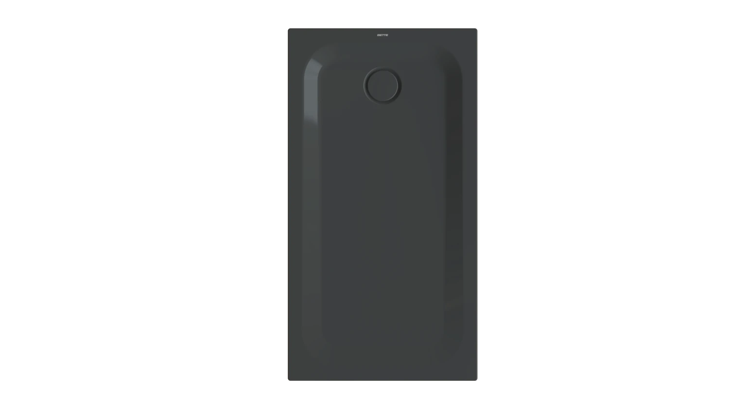 Bette rechteck Duschwanne „BetteUltra“ 1300 × 700 mm ohne Oberflächenbeschichtung, ohne Oberflächenveredelung, ohne Wannenträger, in Schwarz