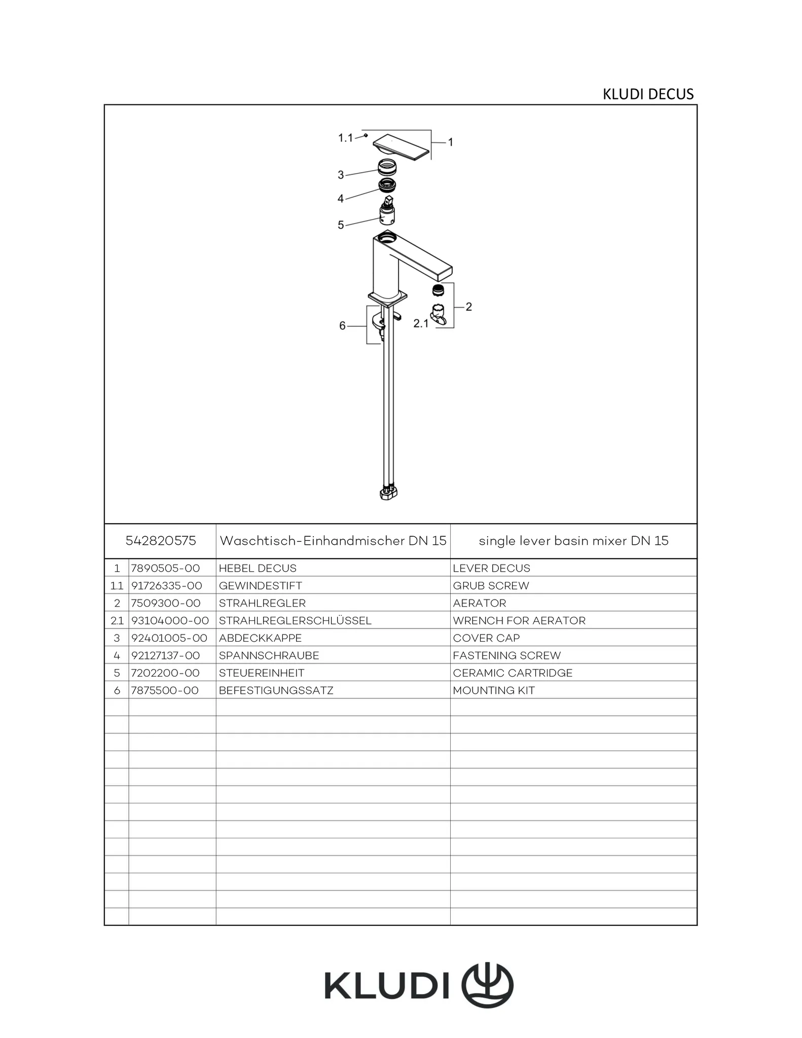 DECUS WaschtischEHM 110 ohne Ablaufgarnitur chrom DECUS WaschtischEHM 110 ohne Ablaufgarnitur chrom