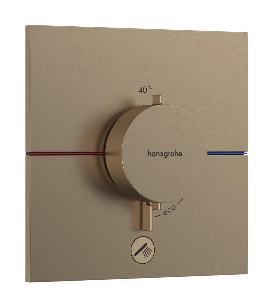 ShowerSelect Comfort E Thermostat Unterputz für 1 Verbraucher und einen zusätzlichen Abgang Chrom